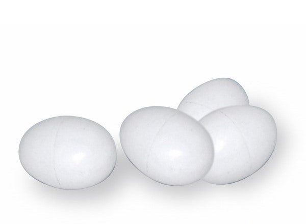 Red-ägg i plast – Vit