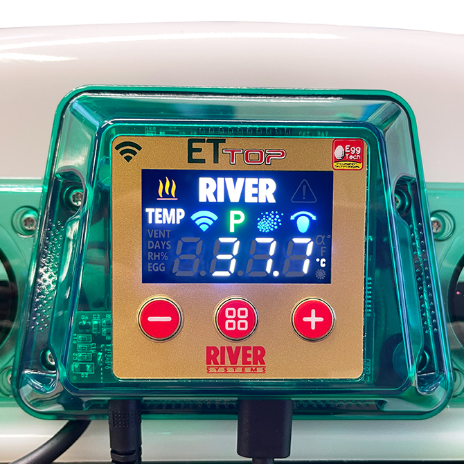 ET Top Äggkläckningsmaskin – Fullt programmerbar och fjärrstyrd via River CovApp