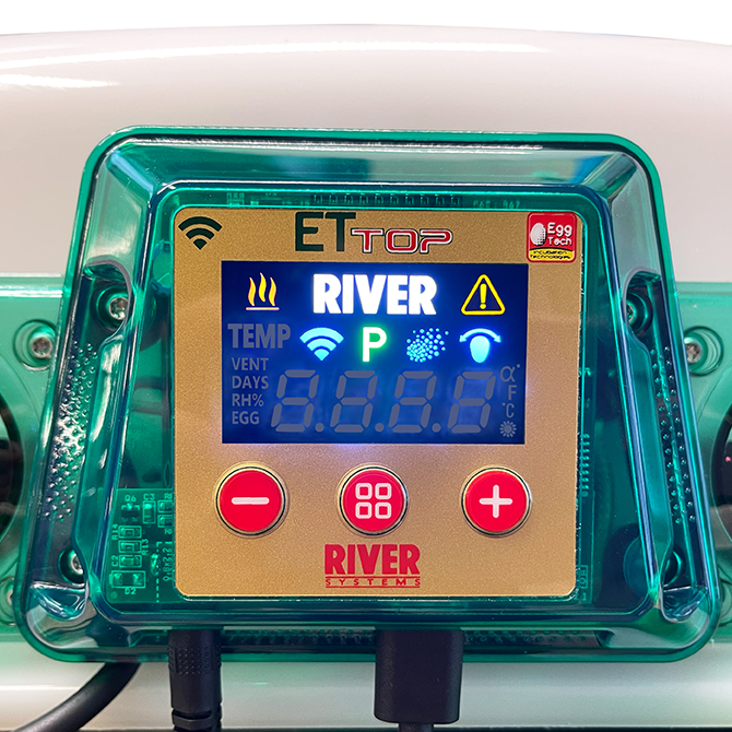 ET Top Äggkläckningsmaskin – Fullt programmerbar och fjärrstyrd via River CovApp