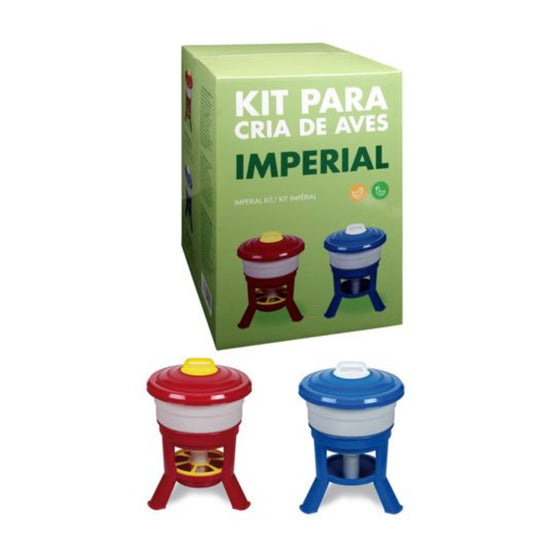 IMPERIAL kit för höns – 30L vattenautomat & 30L hopper foderautomat