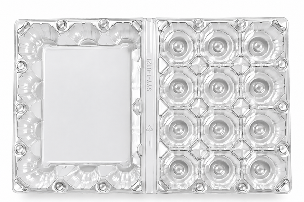 Kraftig plastäggkartong 12-pack – 100 st