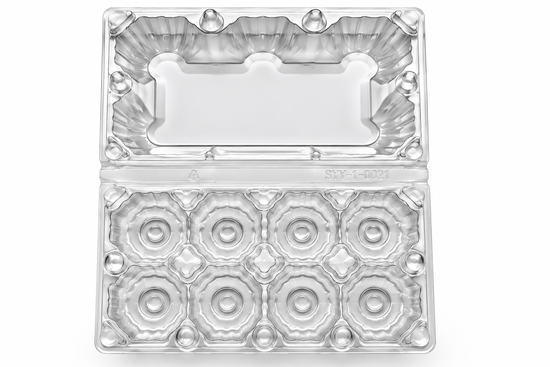 Kraftig plastäggkartong 8-pack – 100 st