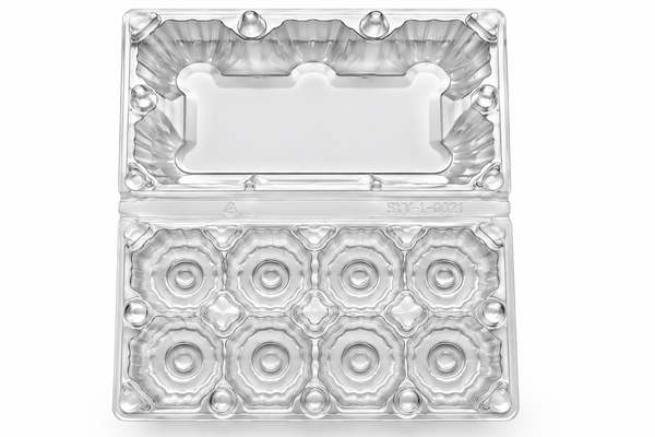 Kraftig plastäggkartong 8-pack – 100 st