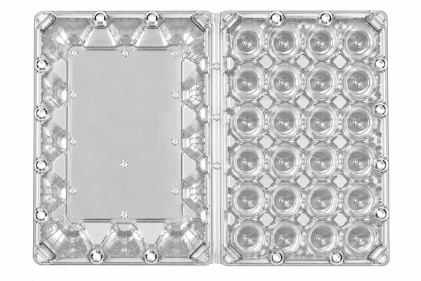 Kraftig plastäggkartong 24-pack – 100 st